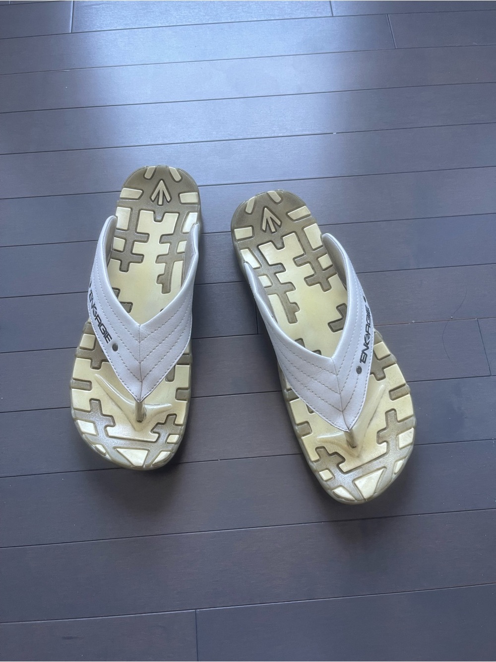 Energy thing sandals/ flip flops